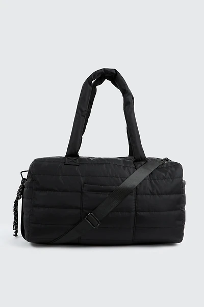 Ardene Nylon Gym Bag in Black | Polyester/Nylon