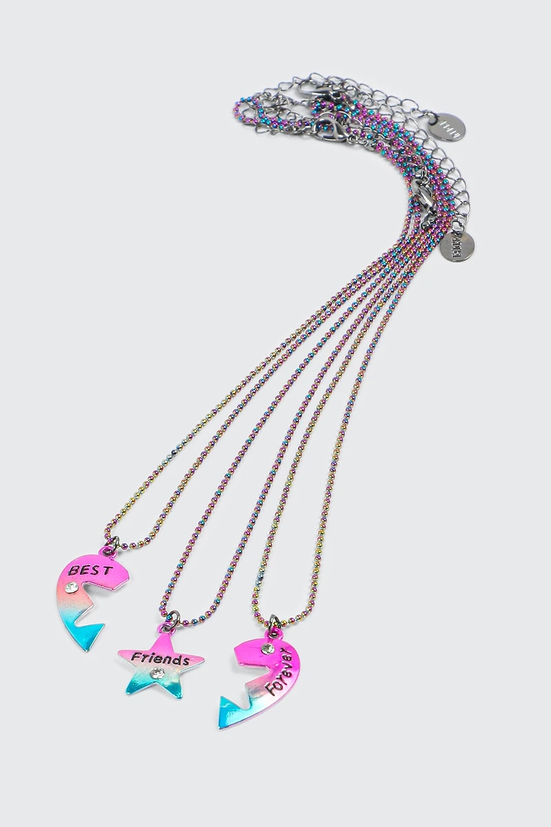 Lot de 3 colliers d'amitié