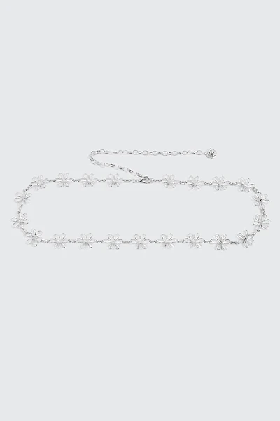 Ceinture en chaîne à maillons marguerites