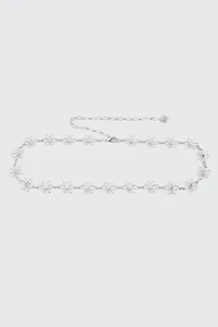 Ceinture en chaîne à maillons marguerites