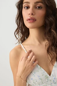 Chaîne de main plaquée or 14K