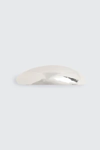 Ardene Metallic Domed Barrette in Silver