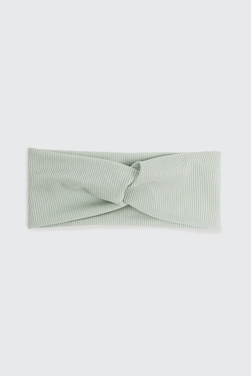 Ardene Twist Headwrap in Light Green | Polyester