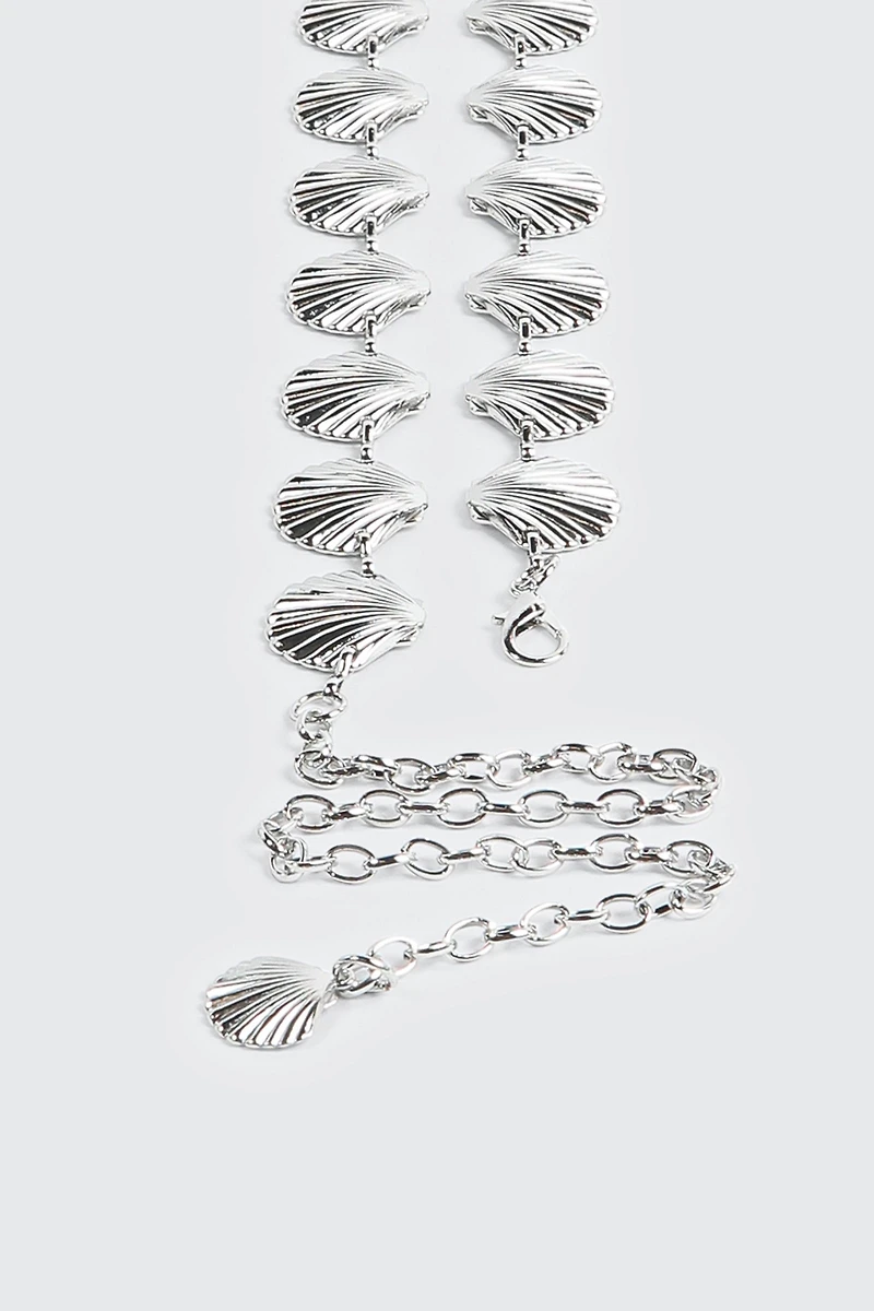 Ceinture chaîne motif coquillage