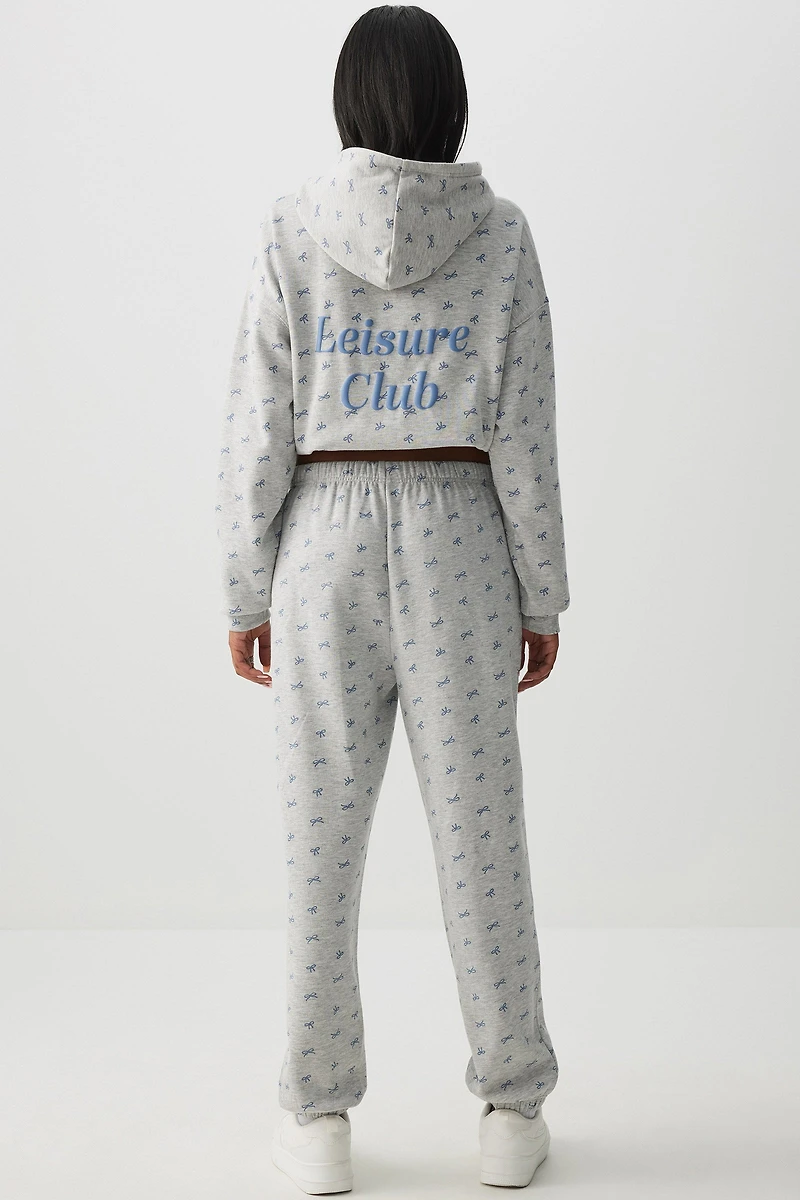 Pantalon de jogging à motif boucles