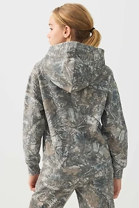 Chandail à capuchon camouflage