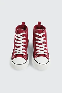 Espadrilles montantes en toile