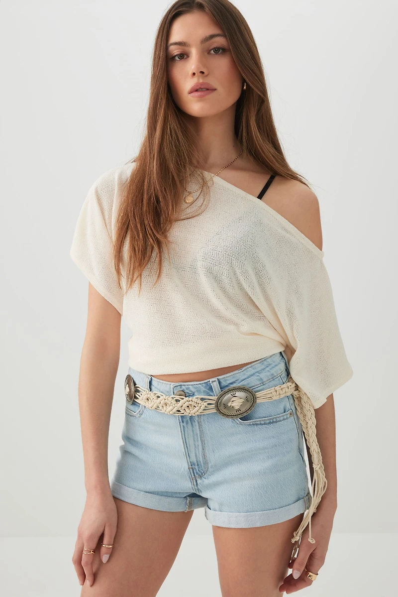 Cape à épaules dénudées