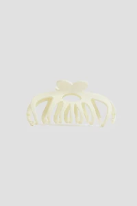 Ardene Cream Hair Claw in White