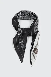 Bandana cachemire deux tons