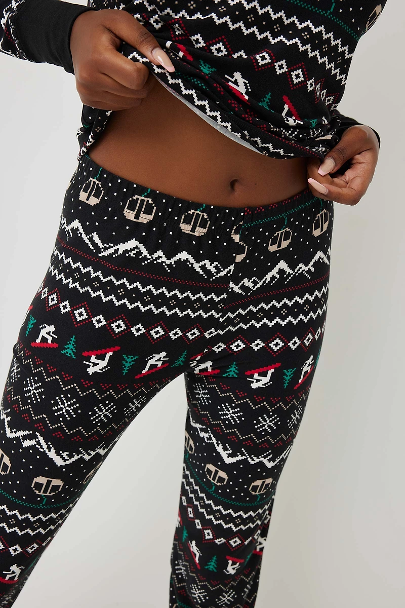 Ensemble pyjama jogging ajusté très doux