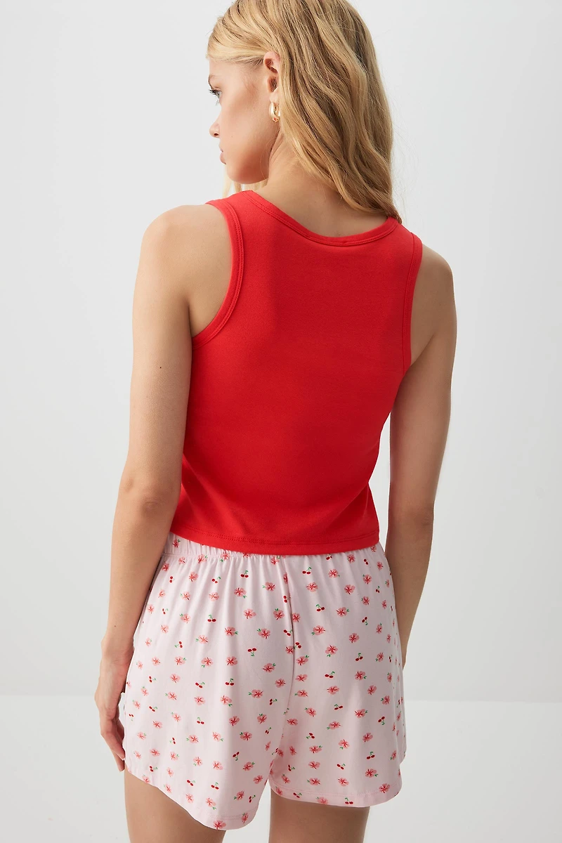 Camisole de pyjama graphique