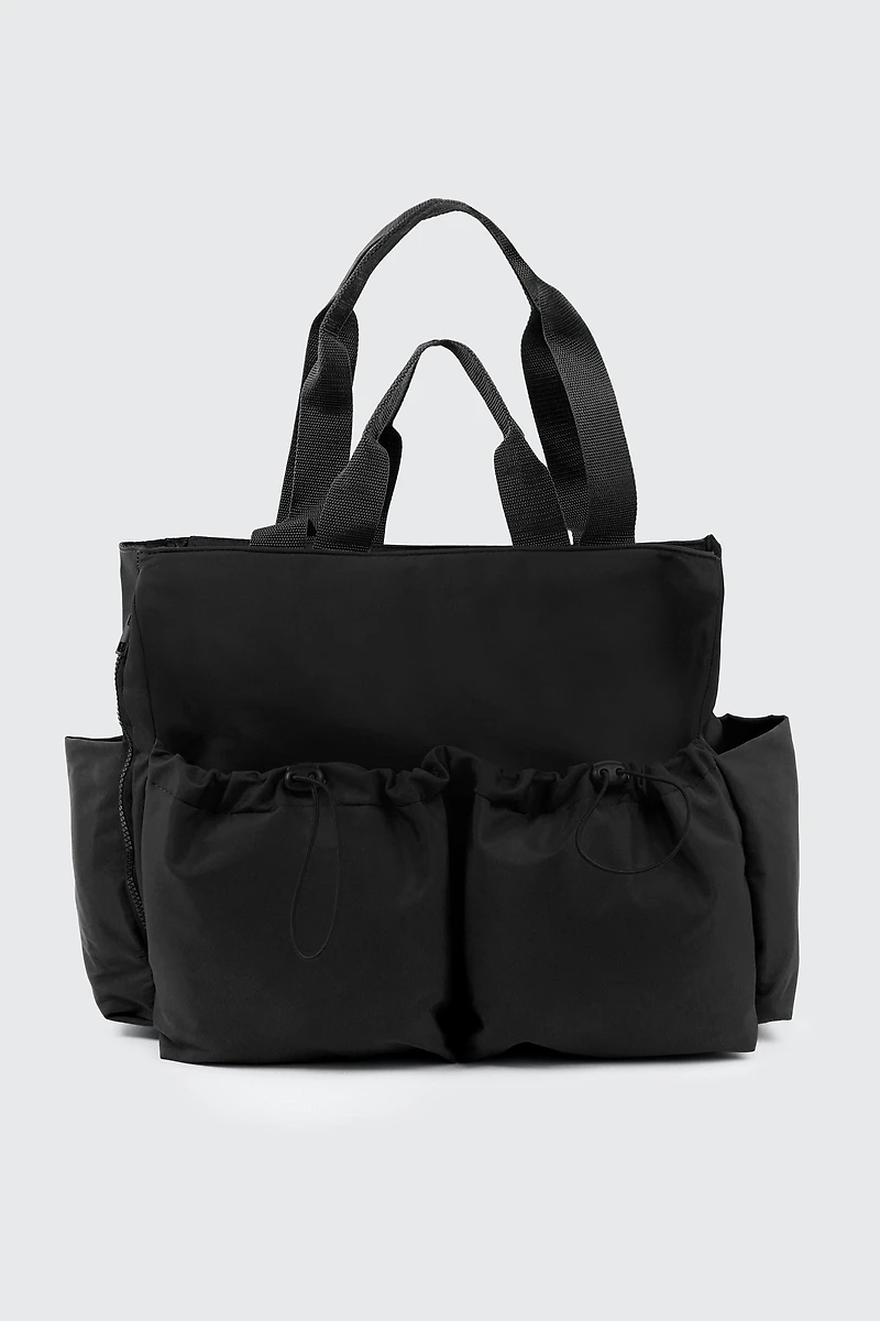 Ardene Nylon Tote Bag in Black | Polyester