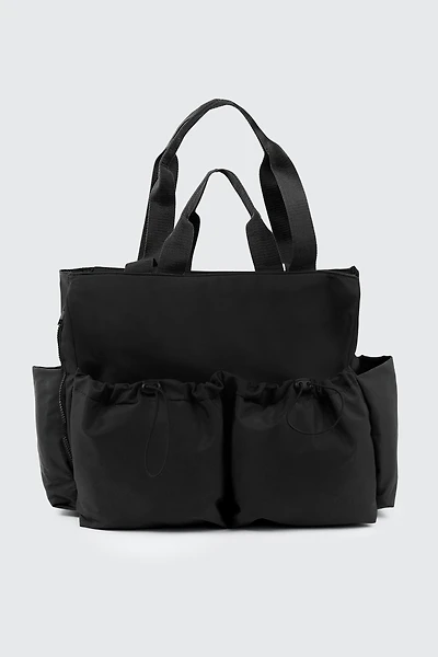 Ardene Nylon Tote Bag in Black | Polyester