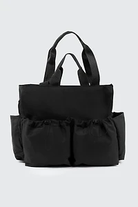 Ardene Nylon Tote Bag in Black | Polyester