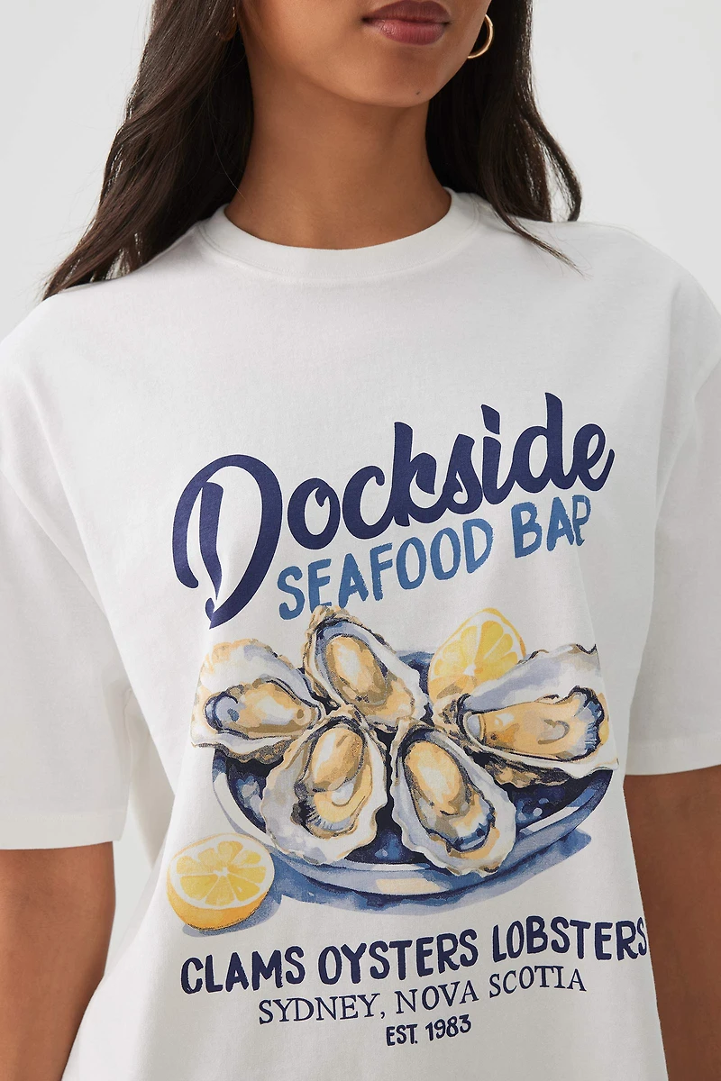 T-shirt graphique ample