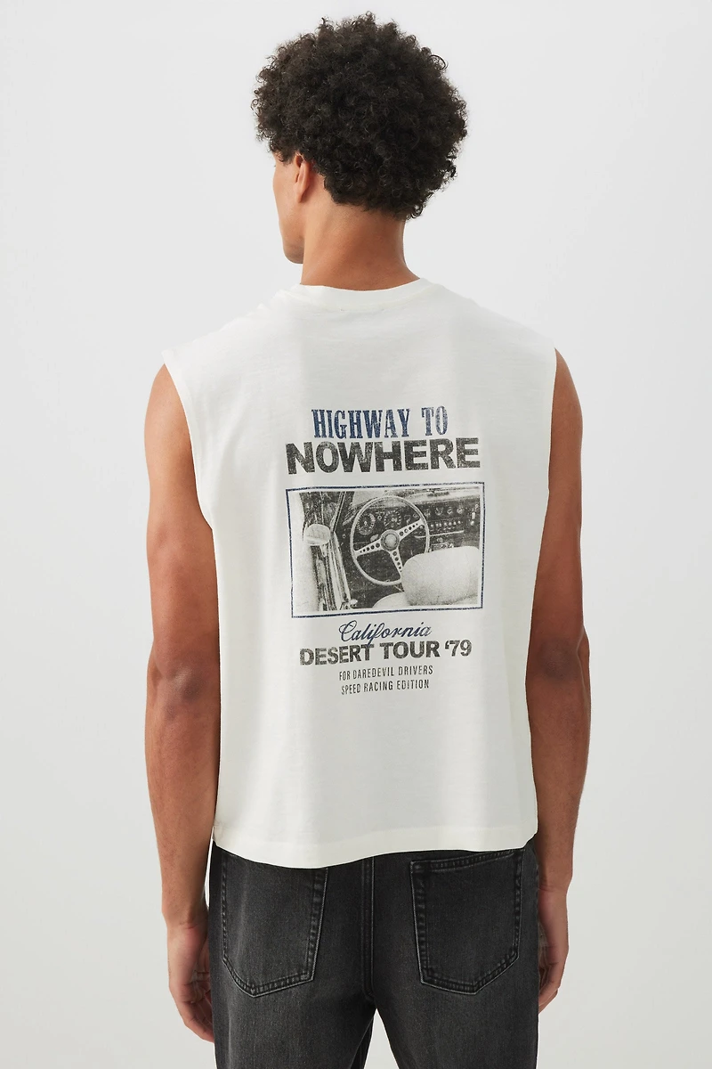 Camisole graphique détendue