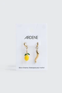 Duo de breloques pour maillot citron et corne