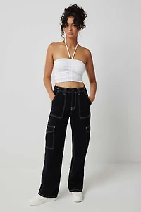 Camisole licou froncée