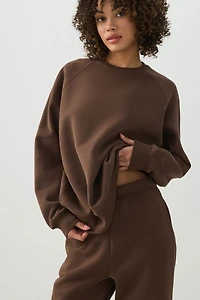 Chandail à manches raglan en Molleton MADESOFT™