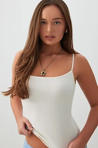 Camisole à bretelles ajustables très douce Basic