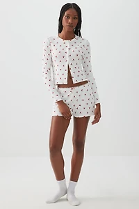 Cardigan détente côtel