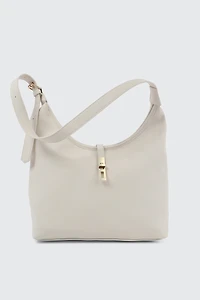 Ardene Large Faux Leather Tote Bag in Beige | Faux Leather/Polyester