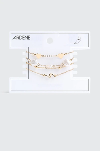 Lot de 4 chaînes de cheville