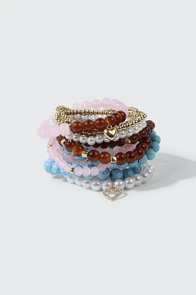Ardene 13-Pack Charm Stretch Bracelets