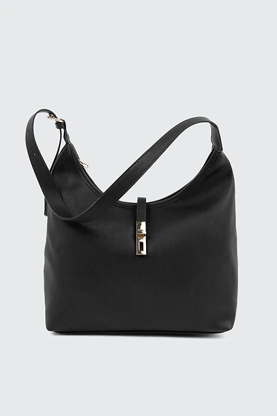 Ardene Large Faux Leather Tote Bag in | Faux Leather/Polyester
