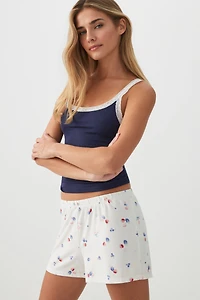 Short de pyjama en tissu HUSHKNIT