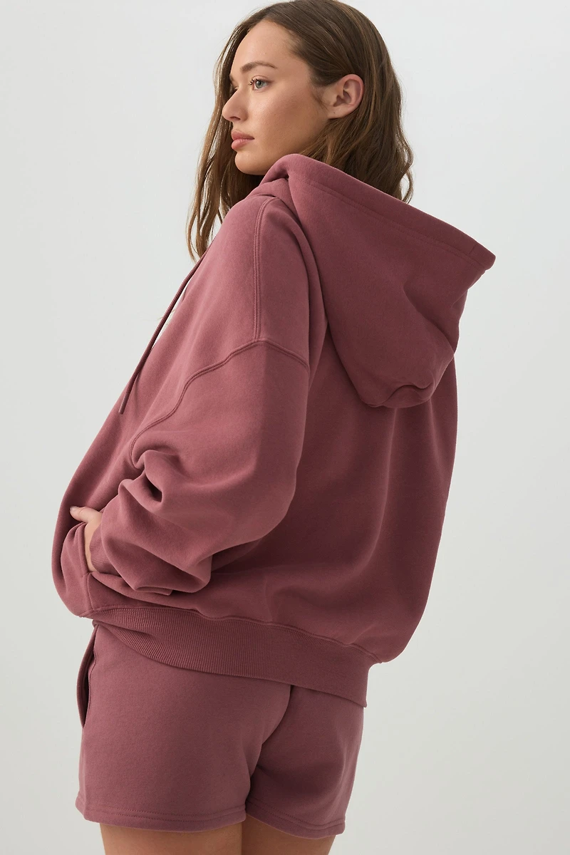 Veste ample à capuchon en Molleton MADESOFT