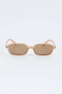 Lunettes de soleil rectangulaires étroites