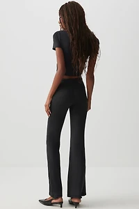 Legging évasé à pli cousu