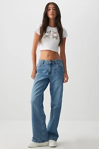 T-shirt ultracourt graphique