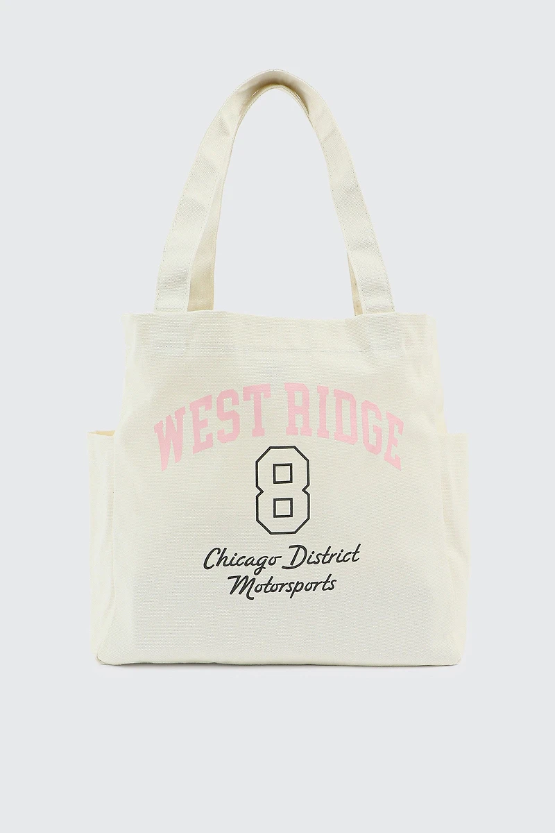 Ardene Kids West Ridge Tote Bag in Beige