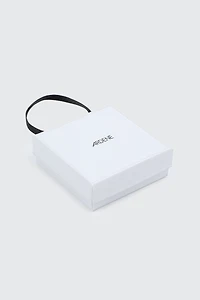 Anneaux plaqués or blanc 14K