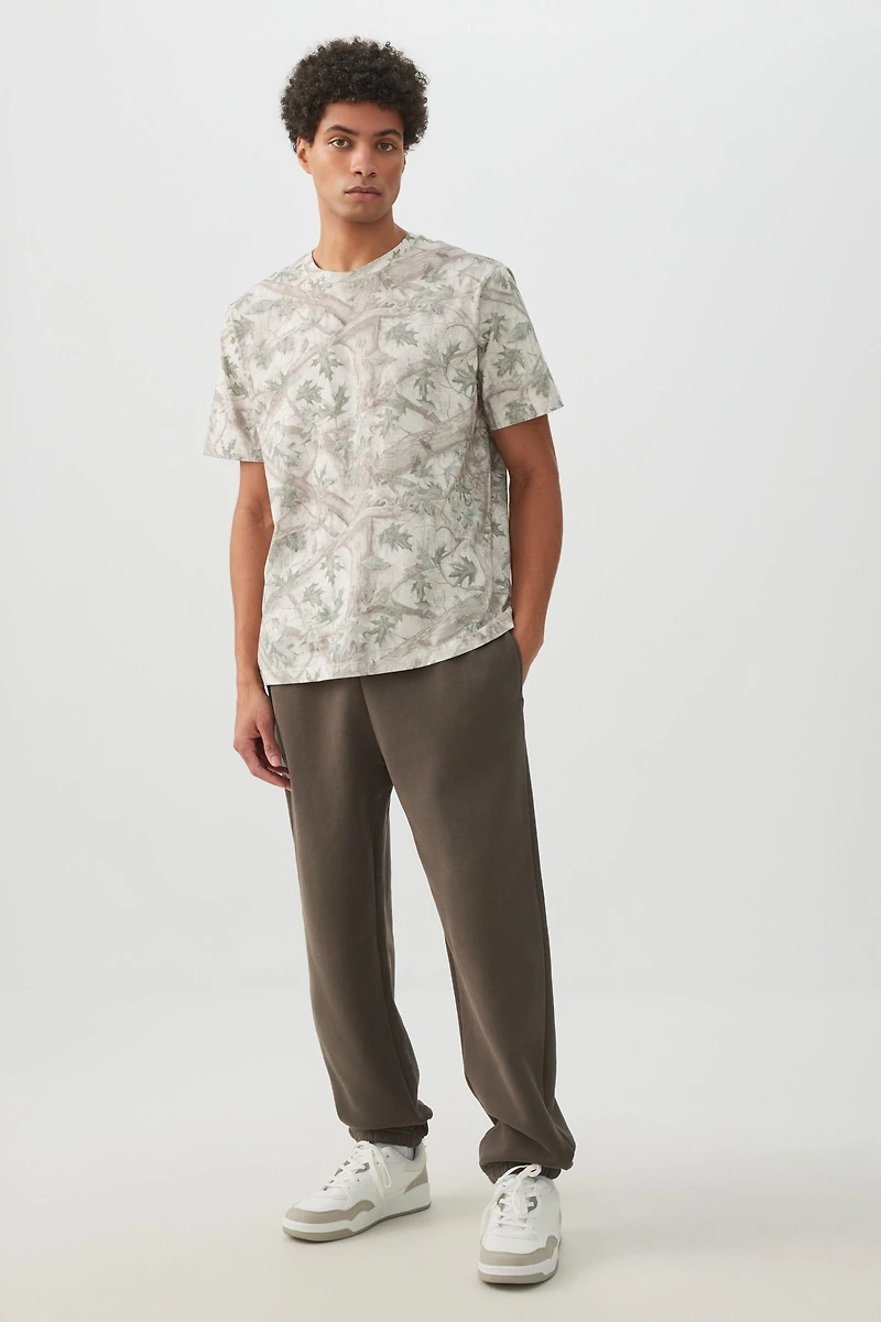 T-shirt col rond à manches courtes