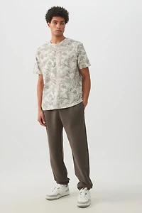 T-shirt col rond à manches courtes