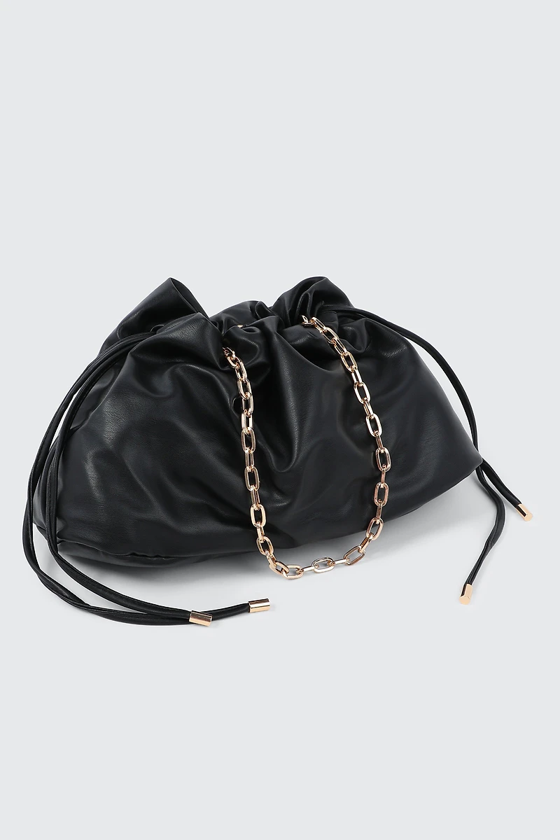 Sac d'épaule en faux cuir