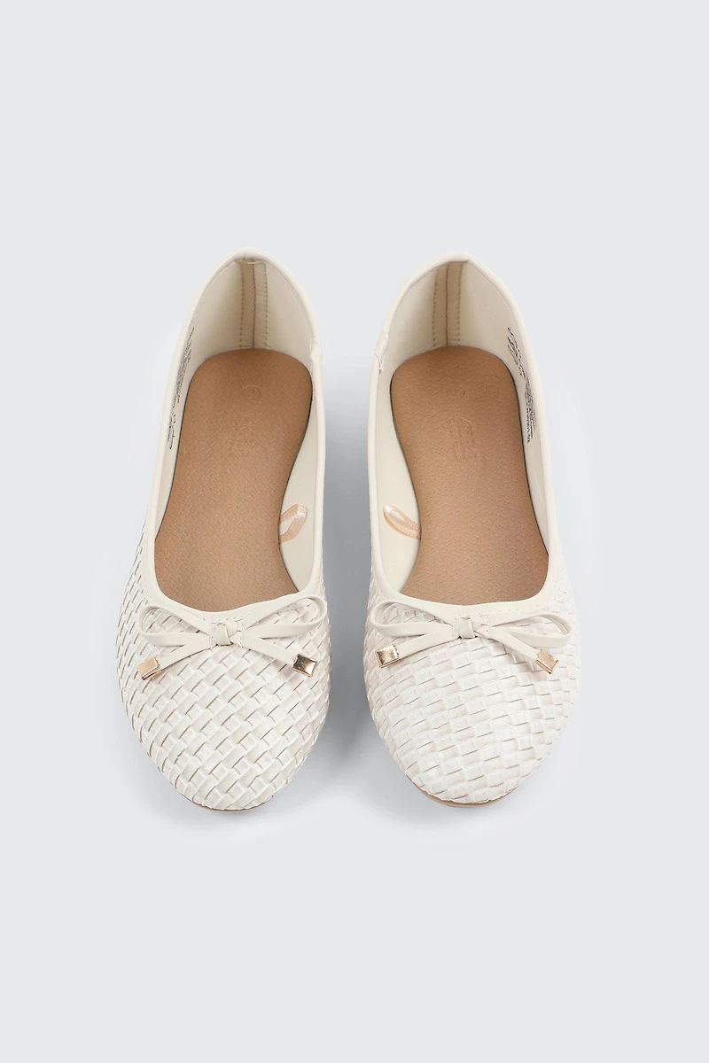 Ballerines texturées