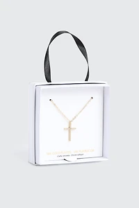 Ardene 14K Gold Plated Cross Necklace