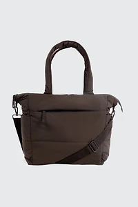 Ardene The Everything Puff Tote in Chestnut | Polyester