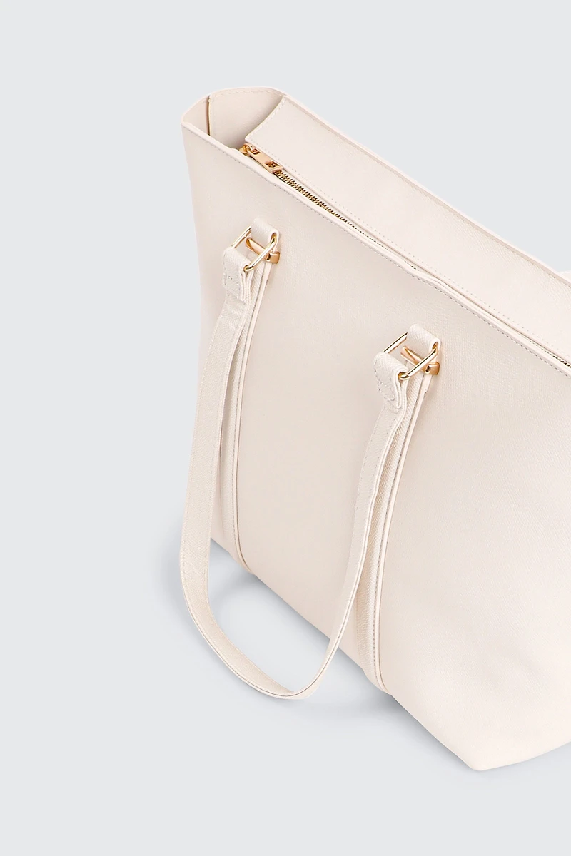 Grand sac fourre-tout en faux cuir