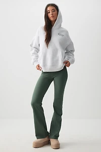 Legging envers doux à jambe évasée