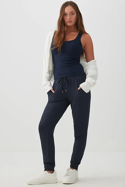Ardene Super Soft Sweatpants in Dark | Size | Polyester/Elastane | Eco-Conscious