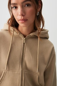 Veste courte à capuchon en Molleton MADESOFT™