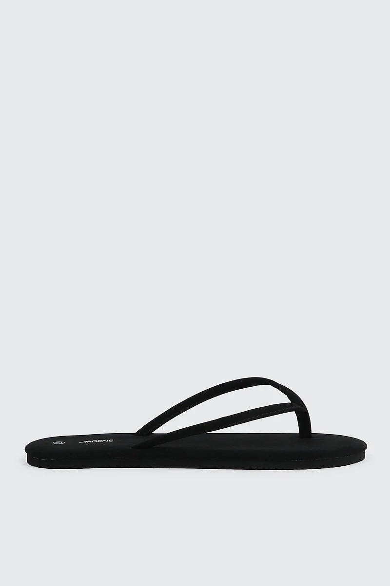 Ardene Flip-Flops Sandals in Black | Size