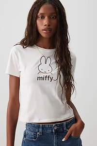 Ardene Miffy Baby T-Shirt in Light Pink | Size | Cotton/Elastane