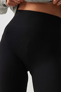 Legging côtelé sans coutures